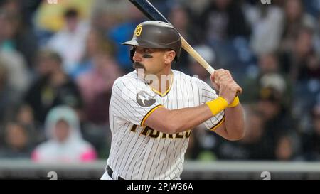 San Diego Padres' Matt Carpenter plays during a baseball game, Sunday, July  16, 2023, in Philadelphia. (AP Photo/Matt Slocum Stock Photo - Alamy