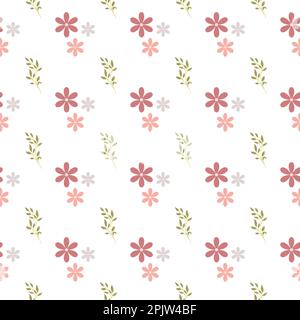Flowers seamless pattern Stock Vector