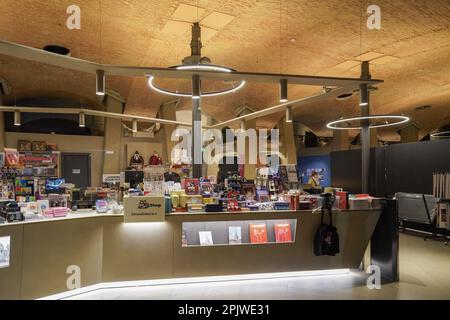 Via Montebello street, Mole Antonelliana, Interior, Torino, Italy, Europe Stock Photo