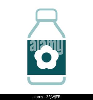 Garden packing bottle of fertilizer vector icon. Graph symbol for agriculture, garden and plants web site and apps design, logo, app, UI Stock Vector