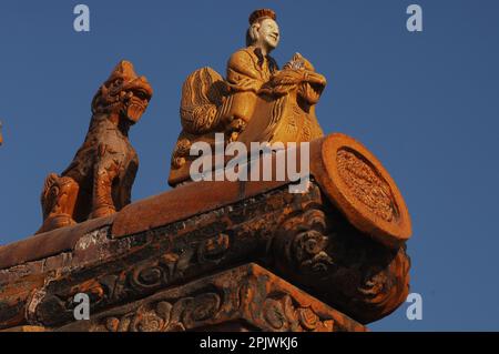 Details of the buildings within the Forbidden City. Beijing; China Stock Photo