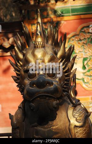 Details of the buildings within the Forbidden City. Beijing; China Stock Photo