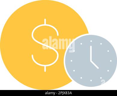 instant money line icon, outline symbol, vector illustration, concept ...