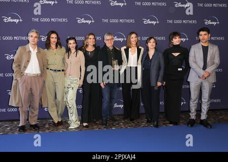 Rome, Italy. 04th Apr, 2023. Rome, The Space Cinema, Disney  TV series photocall 'The good mothers'. Pictured: cast Credit: Independent Photo Agency/Alamy Live News Stock Photo