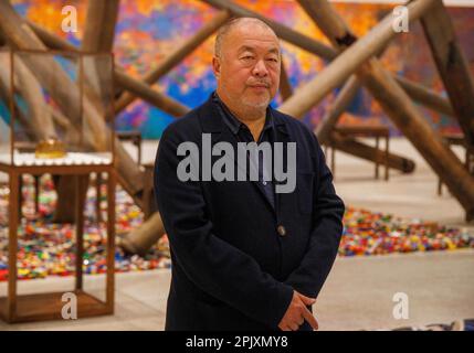 London, UK. 4th Apr, 2023. Making sense:AI WeiWei AI WeiWei exhibition at the Design Museum runs from April 7th-30th July 2023 Credit: Mark Thomas/Alamy Live News Stock Photo