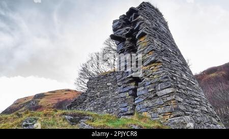 Dun Troddan broch, Glen Elg Stock Photo