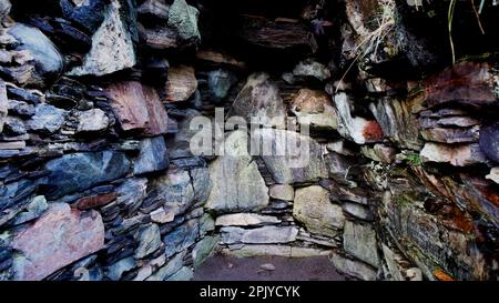 Dun Troddan broch, Glen Elg Stock Photo