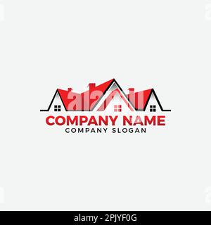 house logo build and remodel Stock Vector