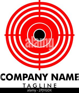 Target logo icon vector template design Stock Vector