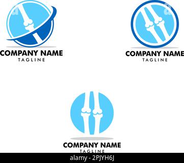 Set of Orthopedic Logo Design Template Inspiration Stock Vector