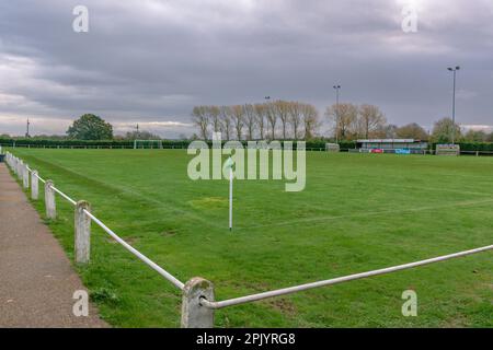 Newport Pagnell,United Kingdom 6 November 2022:Newport Pagnell Town Football Club, Willen Road Ground Stock Photo