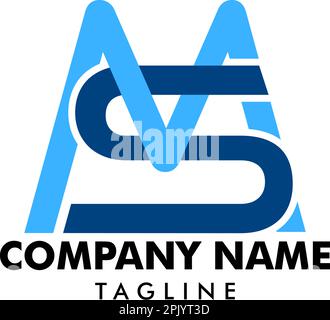 Initial Letter MS Logo Template Design Stock Vector Image & Art - Alamy