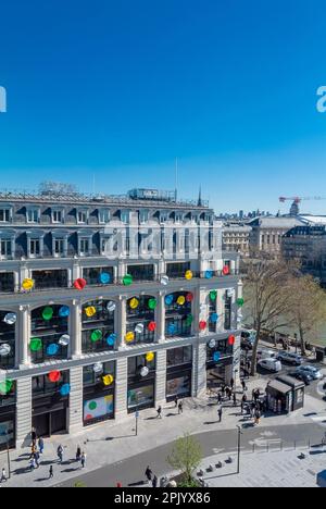 Spotted Facade Of The Louis Vuitton Head Office Paris France Stock Photo -  Download Image Now - iStock