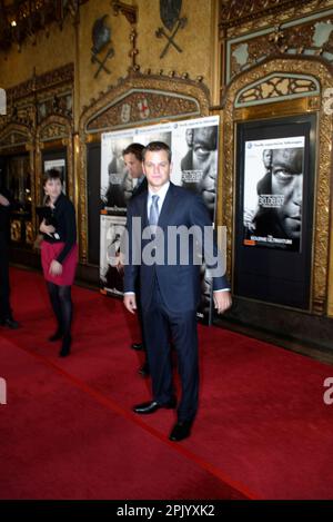 Matt Damon arriving at the Australian premiere of Bourne Ultimatum. State Theatre, Sydney, Australia. 07.08.07. Stock Photo