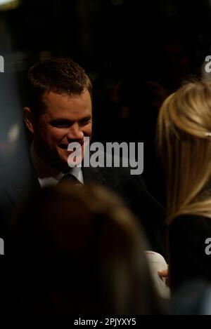 Matt Damon arriving at the Australian premiere of Bourne Ultimatum. State Theatre, Sydney, Australia. 07.08.07. Stock Photo