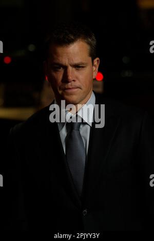 Matt Damon arriving at the Australian premiere of Bourne Ultimatum. State Theatre, Sydney, Australia. 07.08.07. Stock Photo