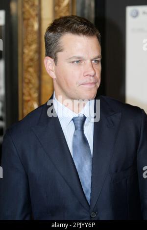 Matt Damon arriving at the Australian premiere of Bourne Ultimatum. State Theatre, Sydney, Australia. 07.08.07. Stock Photo