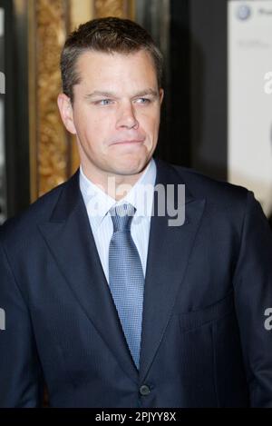 Matt Damon arriving at the Australian premiere of Bourne Ultimatum. State Theatre, Sydney, Australia. 07.08.07. Stock Photo