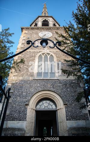 Exterior of St Peter's Church, Wallingford Stock Photo