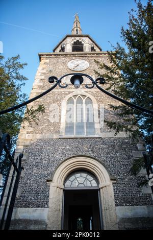 Exterior of St Peter's Church, Wallingford Stock Photo