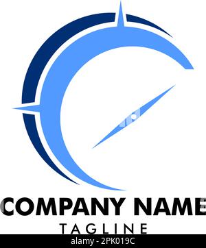Compass Logo Template vector icon illustration design Stock Vector