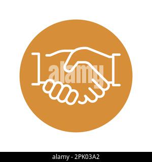 Support black line icon. Self development. Pictogram for web page. Stock Vector