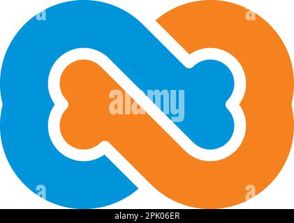 infinity endless icon symbol logo vector design Stock Vector