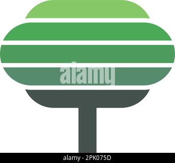 tree park logo abstract vector icon design Stock Vector