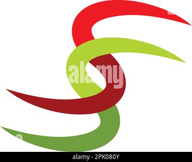 double letter s ss icon logo vector design Stock Vector