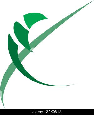 green lizard logo vector icon design Stock Vector