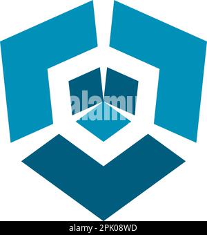 shield logo security icon vector design Stock Vector