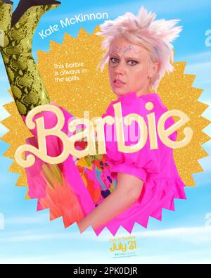 RELEASE DATE: July 21, 2023. TITLE: Barbie. STUDIO: Warner Bros. DIRECTOR: Greta Gerwig. PLOT: Barbie lives in Barbie Land and then a story happens. Under Wraps. STARRING: KATE MCKINNON as Barbie. (Credit Image: © Warner Bros/Entertainment Pictures/ZUMAPRESS.com) EDITORIAL USAGE ONLY! Not for Commercial USAGE! Stock Photo