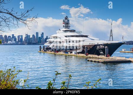 superyacht north vancouver 2023