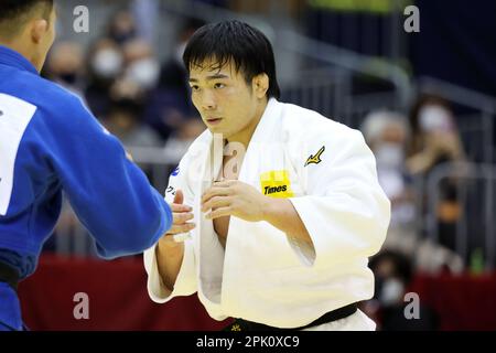 Fukuoka, Japan. 1st Apr, 2023. Shota Kugimaru Judo : All Japan Selected Judo Championships Men's -81kg Final in Fukuoka, Japan . Credit: Naoki Nishimura/AFLO SPORT/Alamy Live News Stock Photo