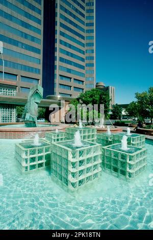 Valley National Bank Building (now Chase Bank), Phoenix, Arizona, USA (1990) Stock Photo