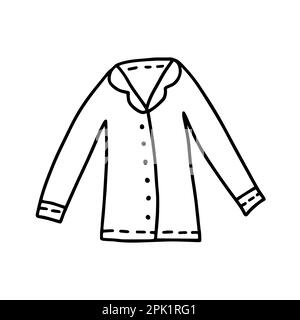 Doodle pyjamas vector illustration Stock Vector