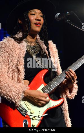 Milan Italy 06/11/2021: Judith Hill live concert at the Blue Note of Milan Stock Photo