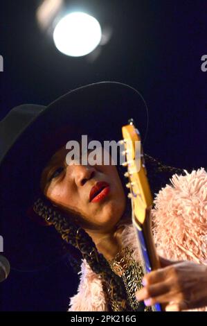 Milan Italy 06/11/2021: Judith Hill live concert at the Blue Note of Milan Stock Photo