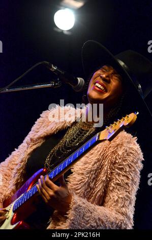 Milan Italy 06/11/2021: Judith Hill live concert at the Blue Note of Milan Stock Photo