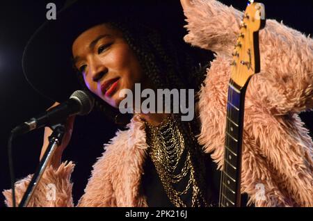Milan Italy 06/11/2021: Judith Hill live concert at the Blue Note of Milan Stock Photo