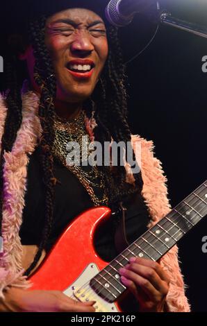 Milan Italy 06/11/2021: Judith Hill live concert at the Blue Note of Milan Stock Photo