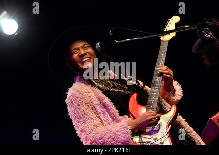 Milan Italy 06/11/2021: Judith Hill live concert at the Blue Note of Milan Stock Photo