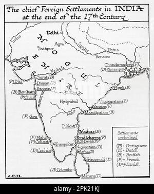 6 17th century India Map from BERTIUS ATLAS MAPS Stock Photo - Alamy