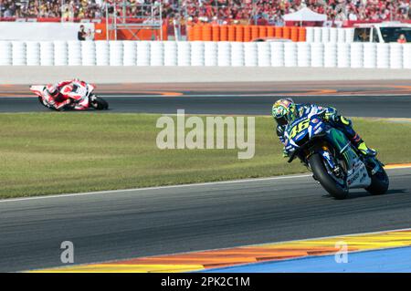 Moto GP 2016, Valencia, Spain, Circuit Ricardo Tormo. Credits: Andrea Pinna Stock Photo