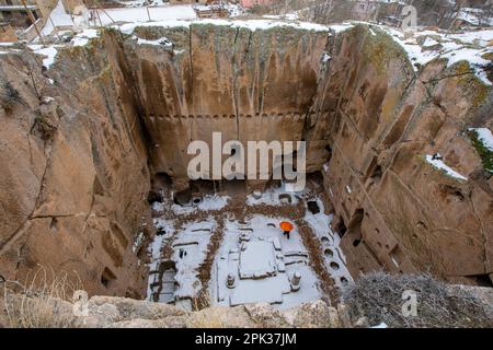 Gumusler Monastery view in Nigde Province of Turkey Stock Photo