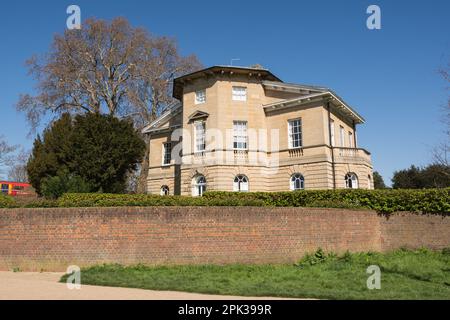 Asgill House, a Grade 11 listed Palladian villa built in 1760 on Old Palace Lane, Richmond, London, England, UK Stock Photo