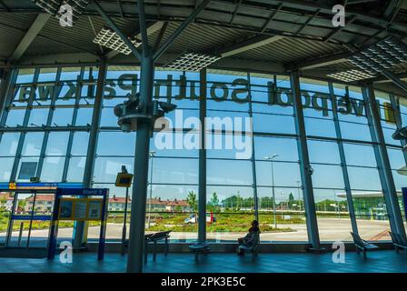 South PArkway interchange bus and railway station in Allerton, Liverpool. Stock Photo