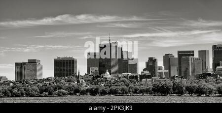 Boston is an easy city to walk around. Stock Photo