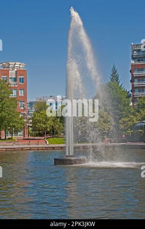 Boston is an easy city to walk around. Stock Photo