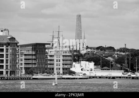 Boston is an easy city to walk around. Stock Photo